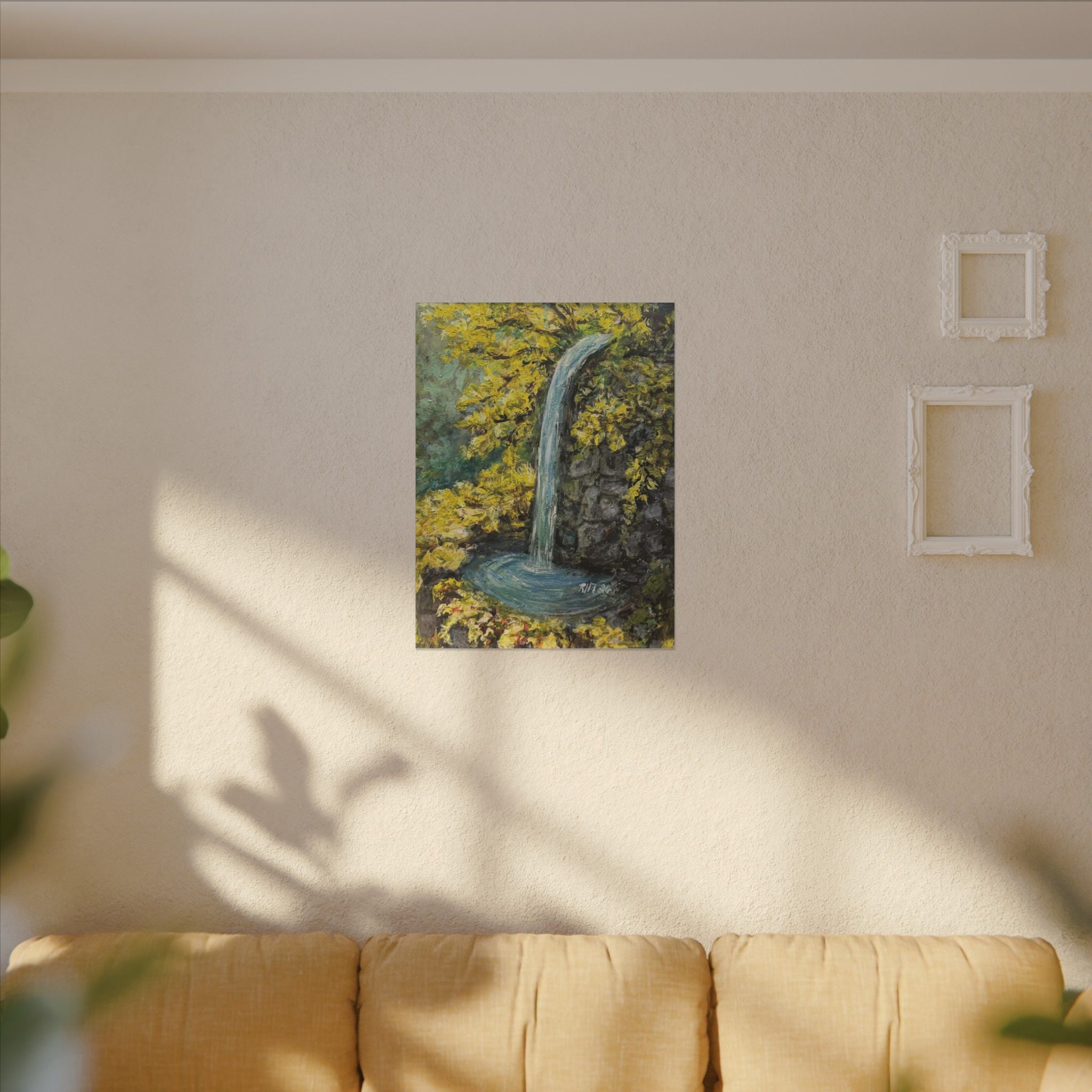 Hope Springs Canvas Print of Original — Tranquil Forest Wall Art (Matte Stretched)