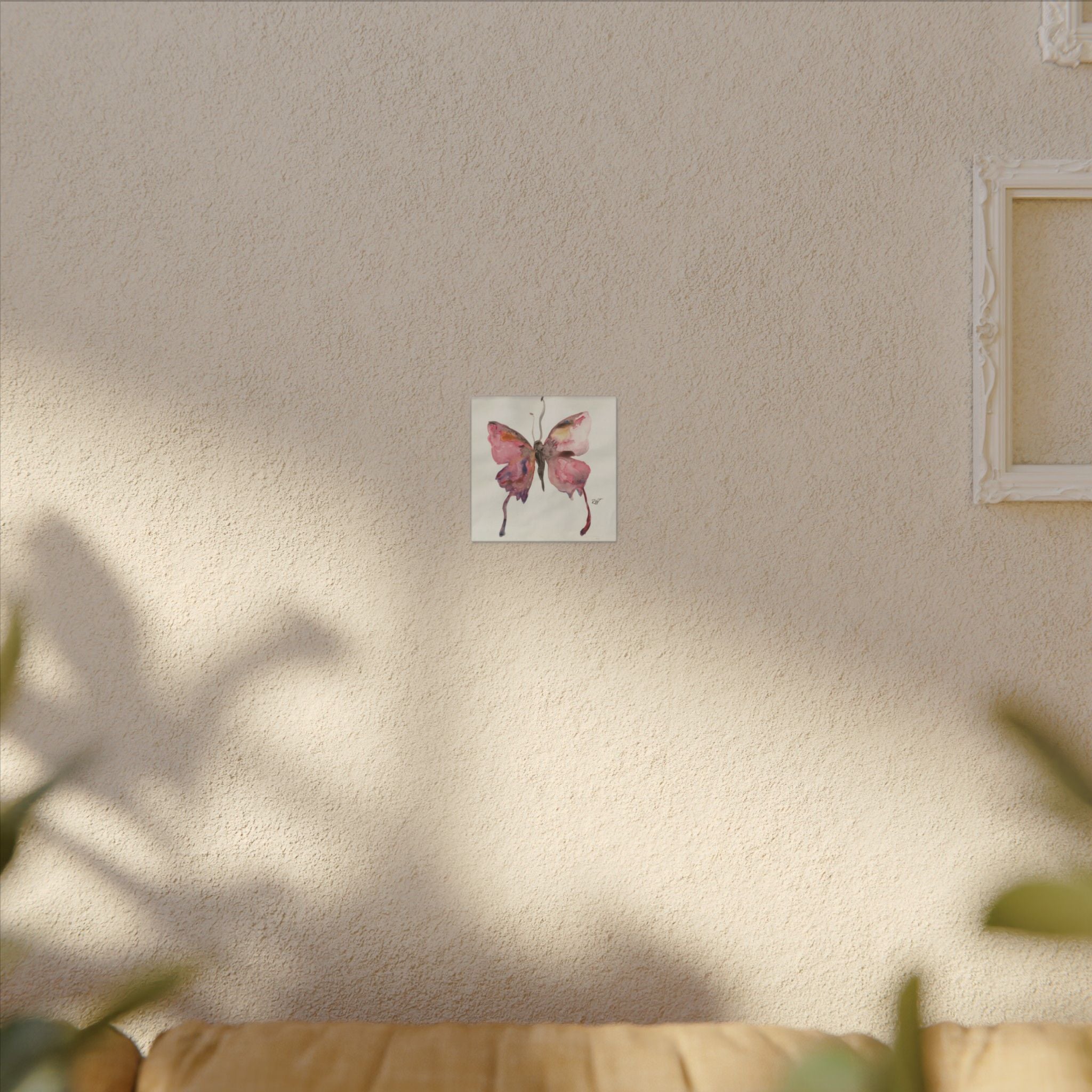 Watercolor Float Like a Butterfly Canvas Print of Original — Matte Stretched Wall Art