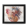 Watercolor Matte Canvas Print of Original Henrietta — Framed Farmhouse Wall Art