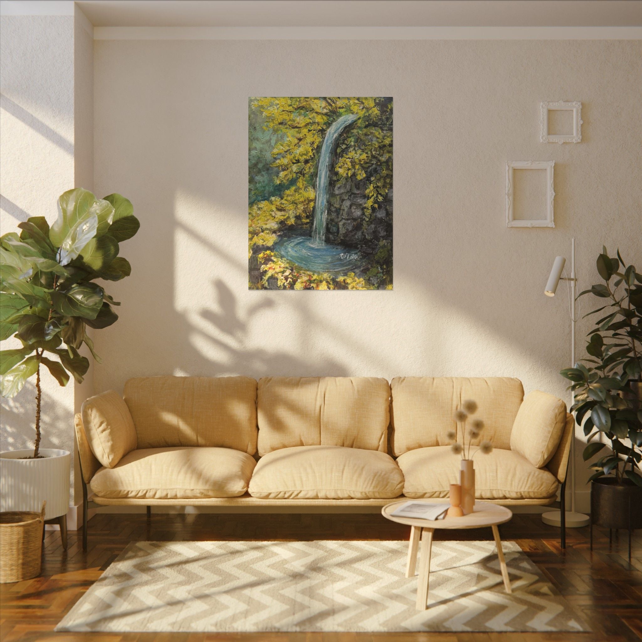 Hope Springs Canvas Print of Original — Tranquil Forest Wall Art (Matte Stretched)