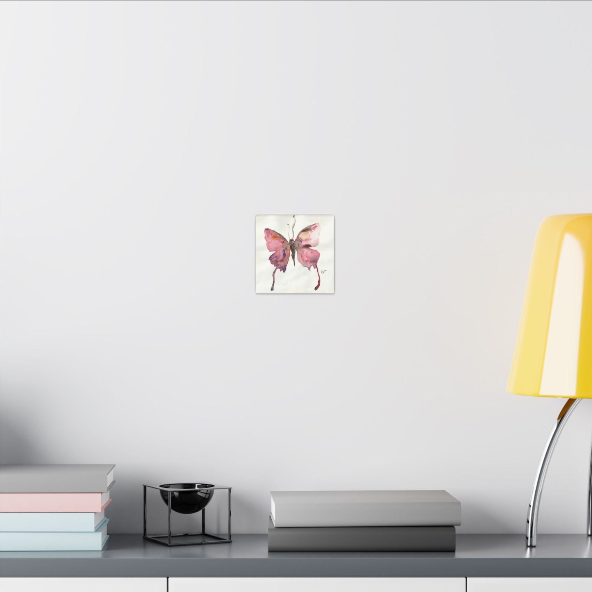 Watercolor Float Like a Butterfly Canvas Print of Original — Matte Stretched Wall Art