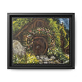 Framed Matte Canvas Print of Original– Home On The Shire Landscape Art