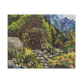 Home On The Shire Matte Canvas Wall Art — Fantasy Landscape Stretched Print of Original