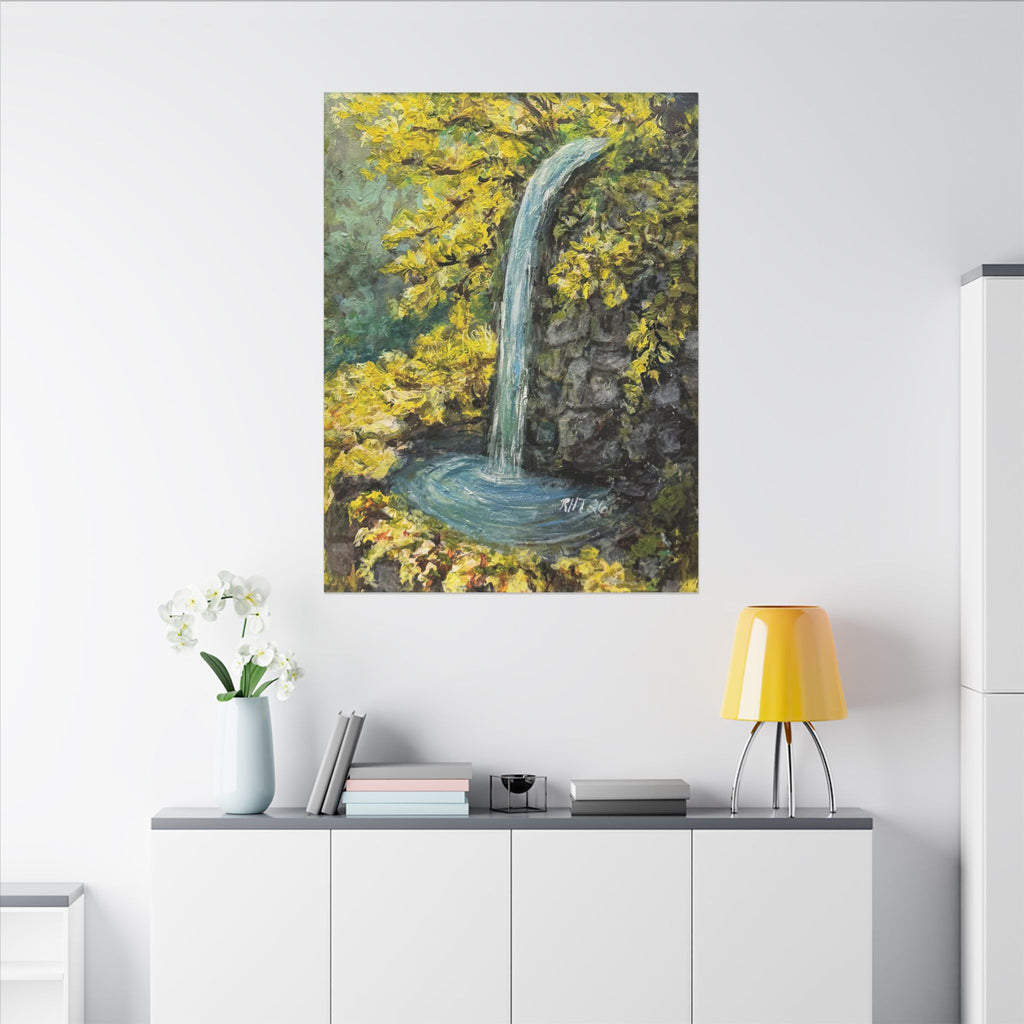 Hope Springs Canvas Print of Original — Tranquil Forest Wall Art (Matte Stretched)
