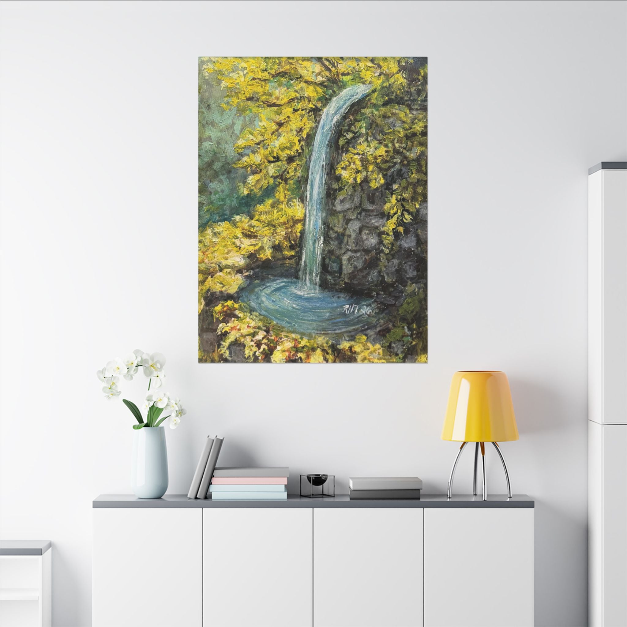 Hope Springs Canvas Print of Original — Tranquil Forest Wall Art (Matte Stretched)