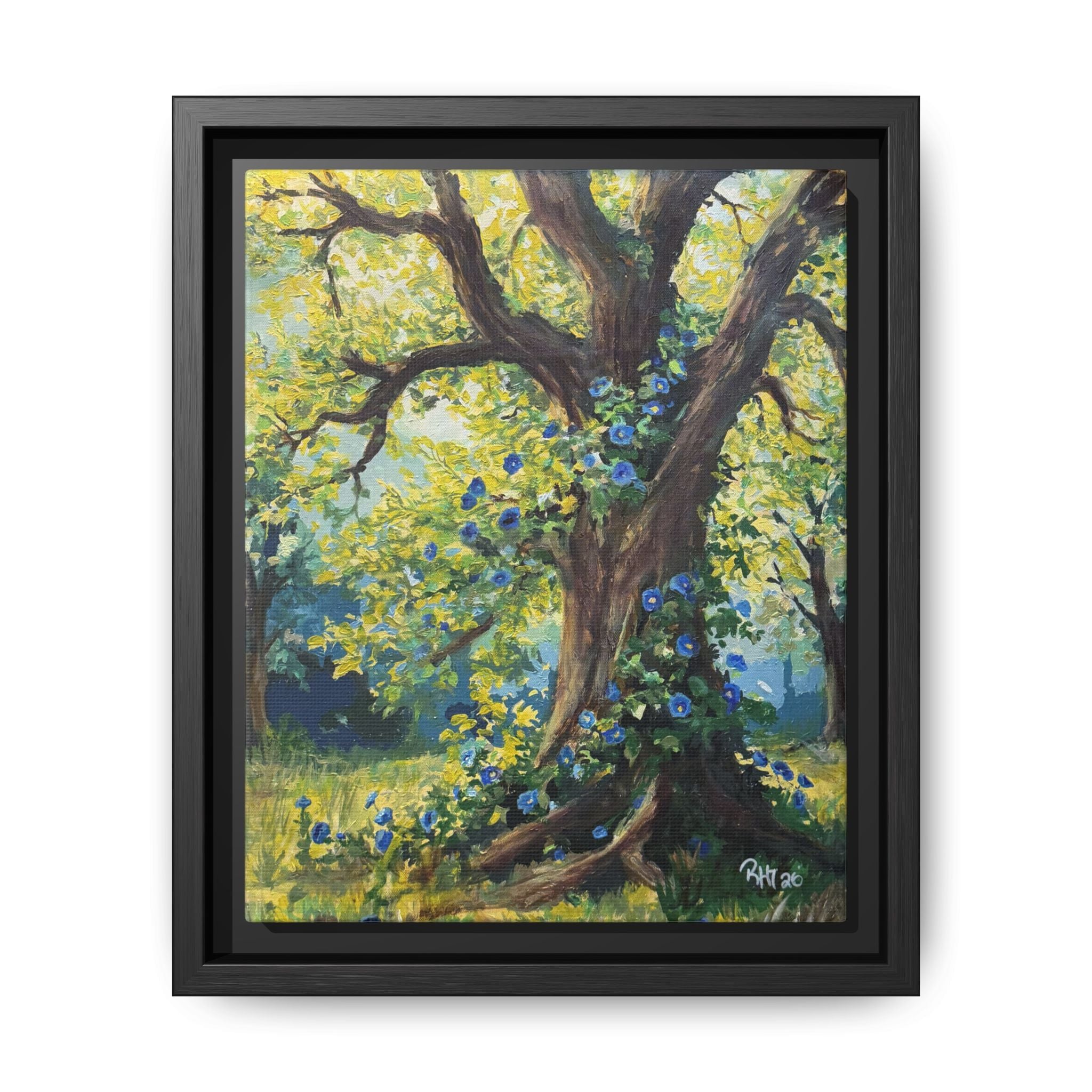 Framed Matte Canvas Print — Climbing Tree - Print of Original