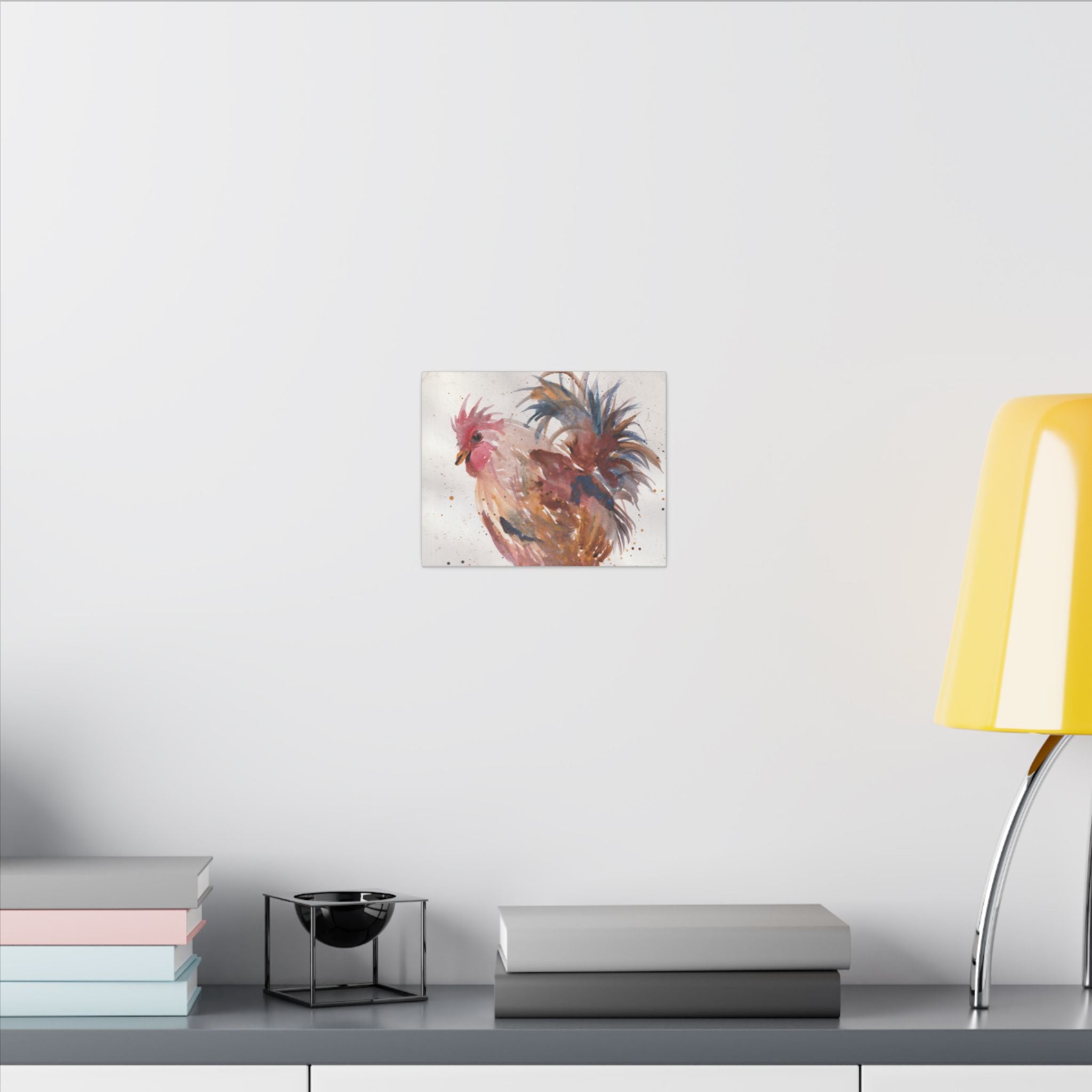 Watercolor Canvas Print of Original Henrietta— Matte Stretched Wall Art