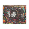 Vintage Sewing Machine Stained-Glass Matte Canvas Print of Original Great Grandma's Sewing Machine