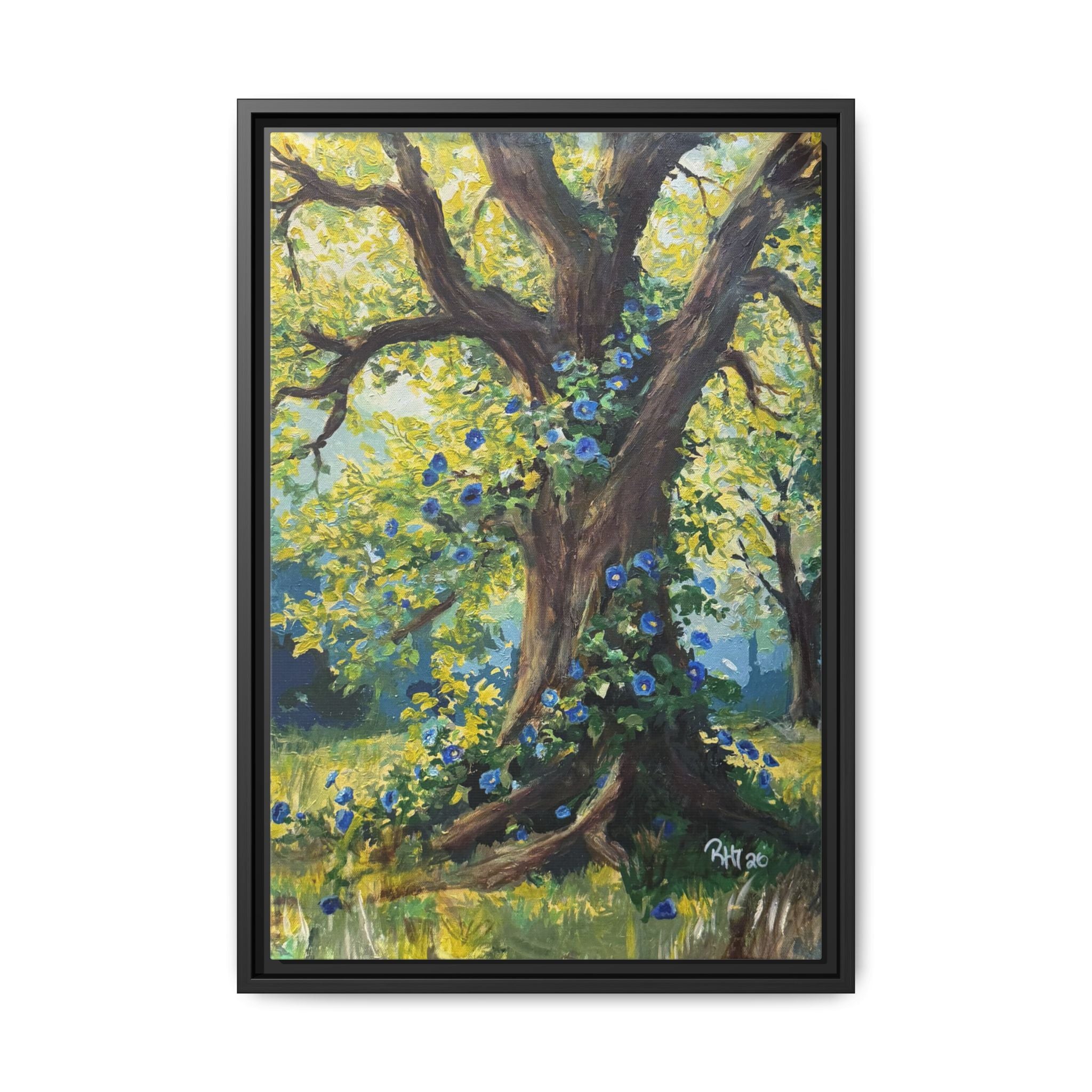 Framed Matte Canvas Print — Climbing Tree - Print of Original