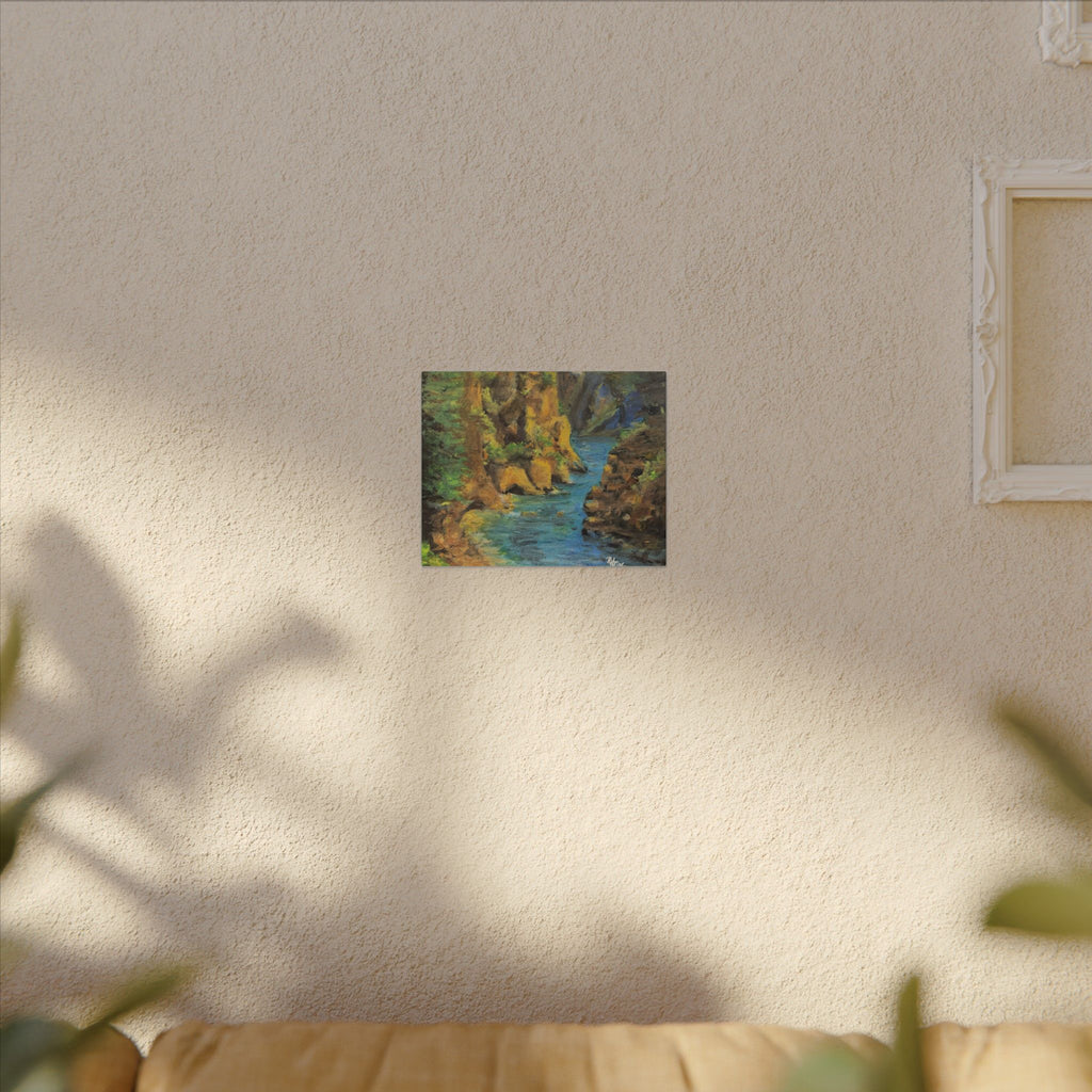 Covert Canyon Landscape Canvas Print of Original— Matte Stretched Wall Art