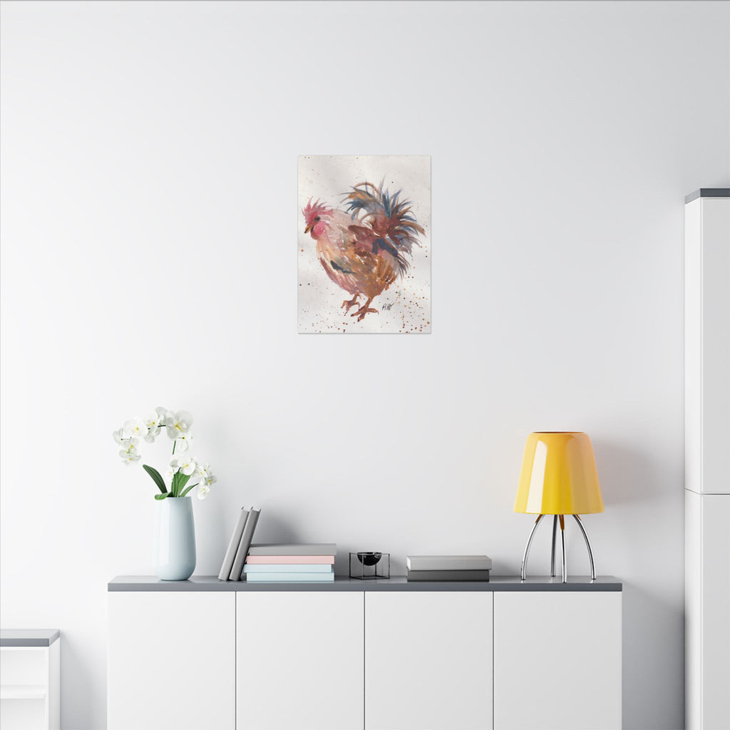 Watercolor Canvas Print of Original Henrietta— Matte Stretched Wall Art