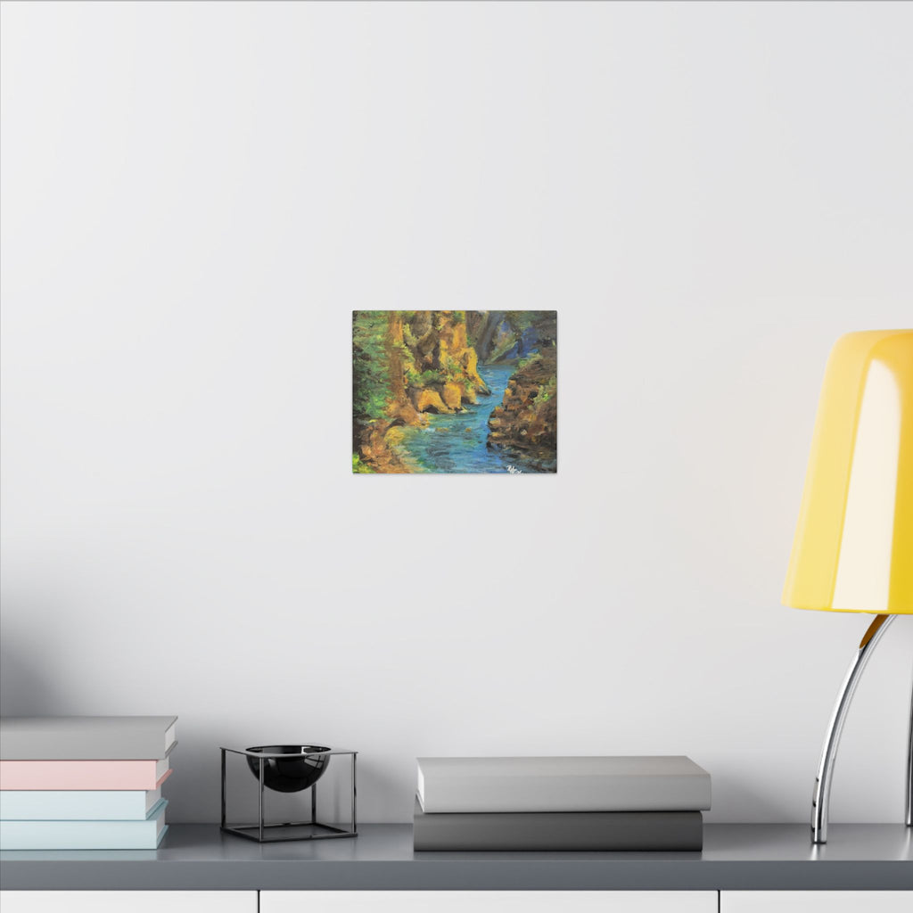 Covert Canyon Landscape Canvas Print of Original— Matte Stretched Wall Art