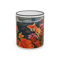 Koi Pond Accent Rim Mug – Artistic Goldfish Ceramic Coffee Cup (11oz/15oz)