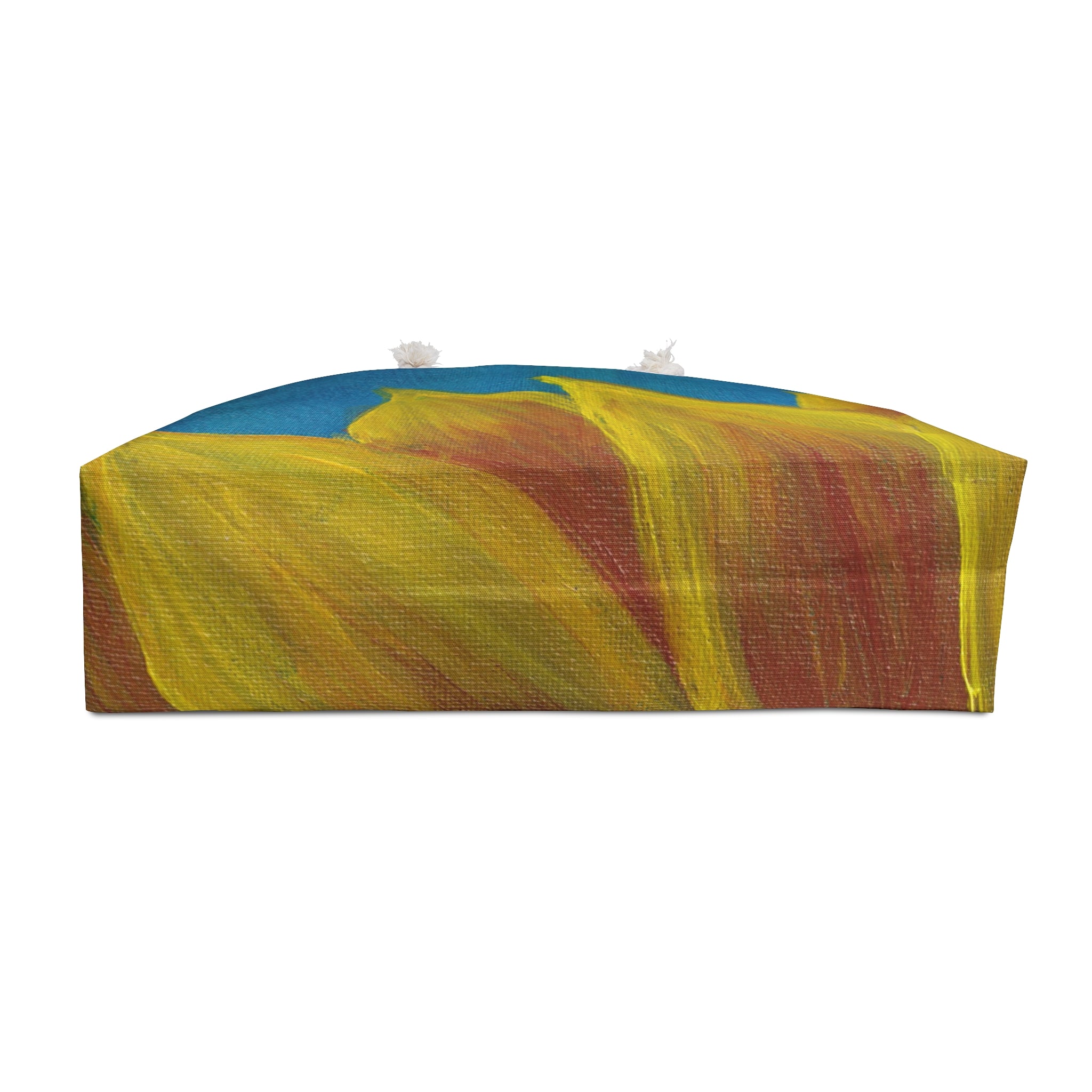 Sunflower Canvas Weekender Bag — Vibrant Floral Travel Tote