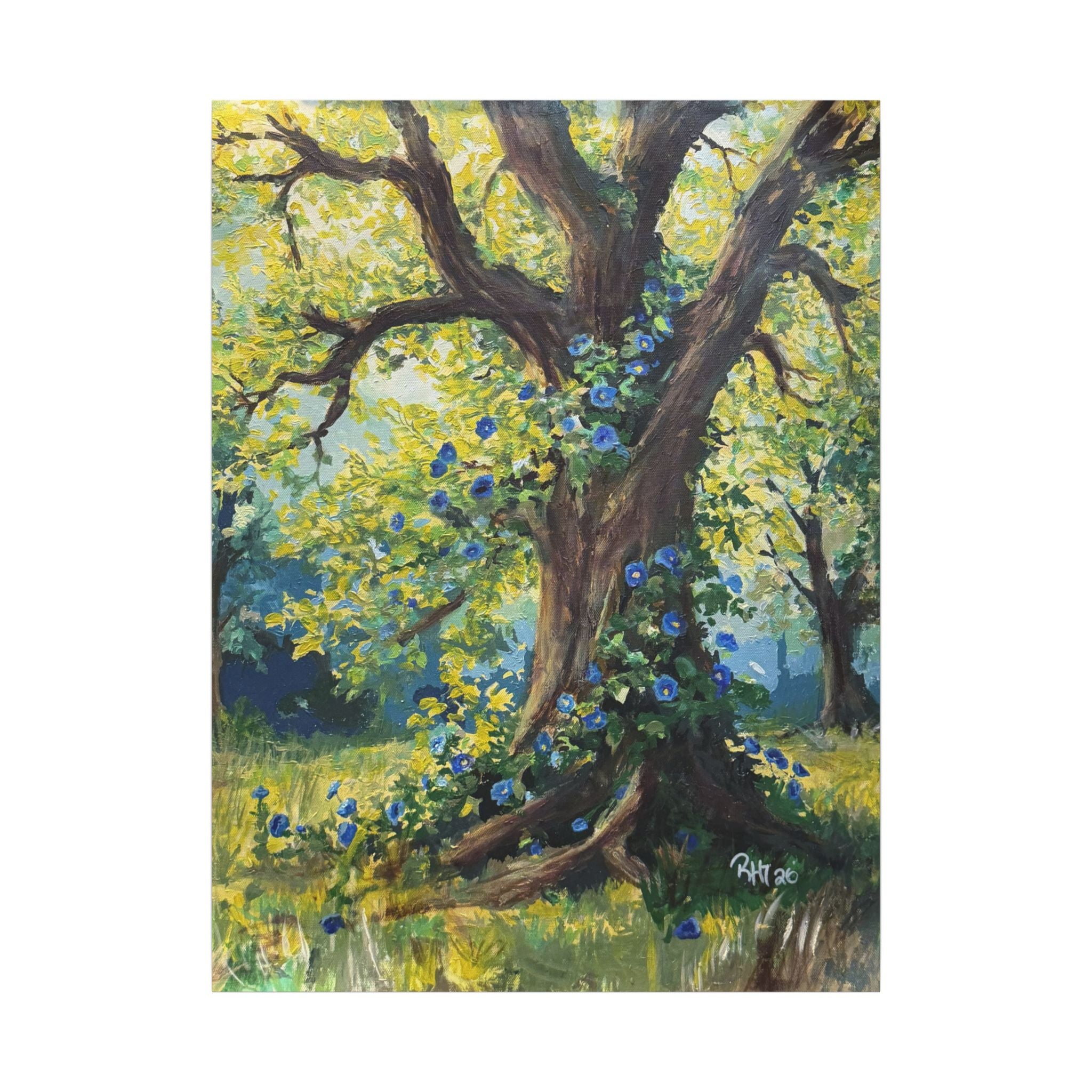 Print of Original Climbing Tree– Stretched Matte Wall Painting