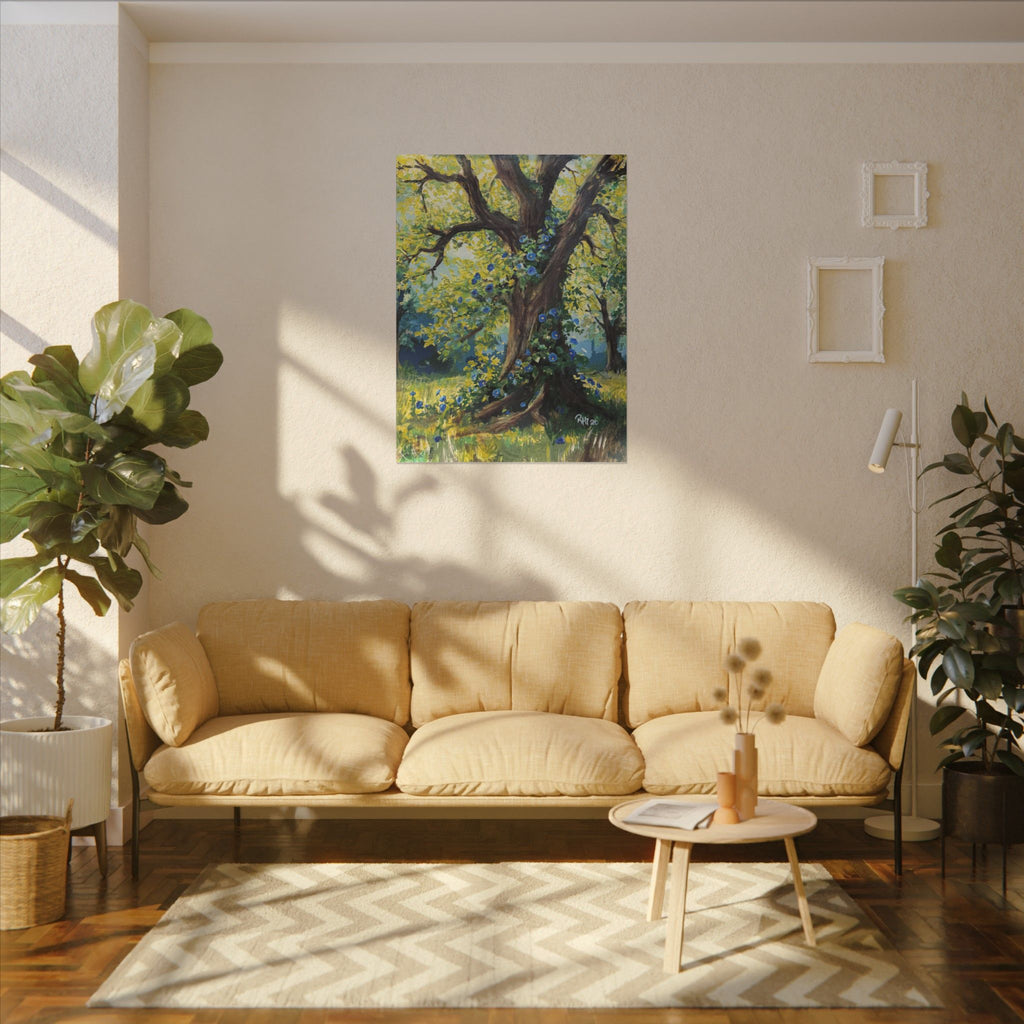 Print of Original Climbing Tree– Stretched Matte Wall Painting