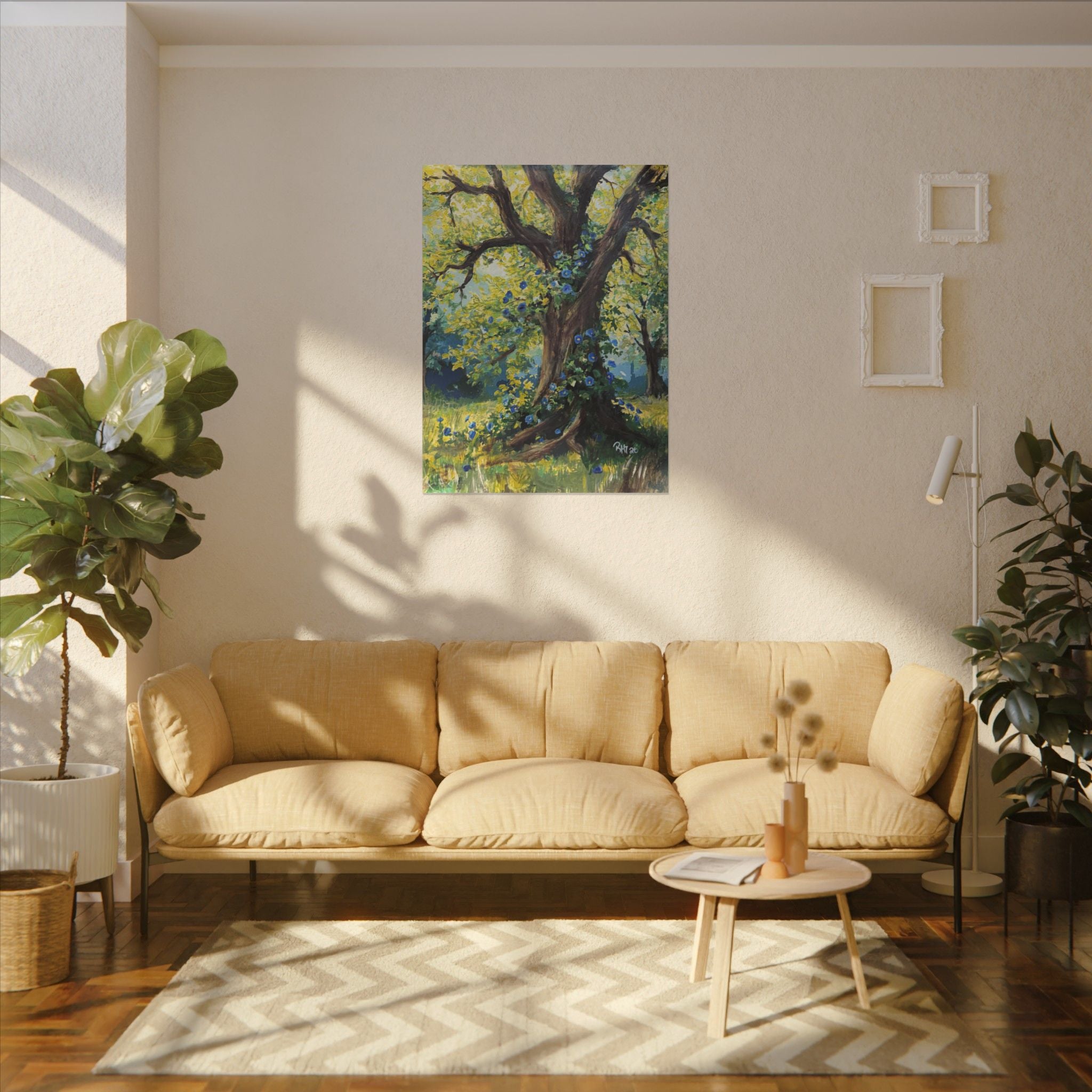 Print of Original Climbing Tree– Stretched Matte Wall Painting