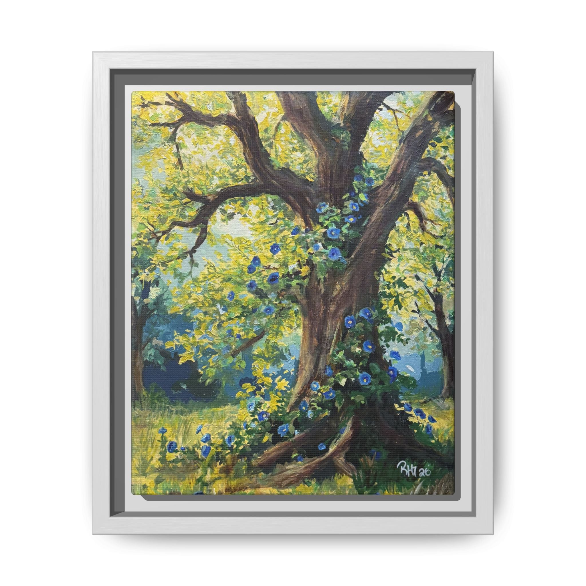 Framed Matte Canvas Print — Climbing Tree - Print of Original