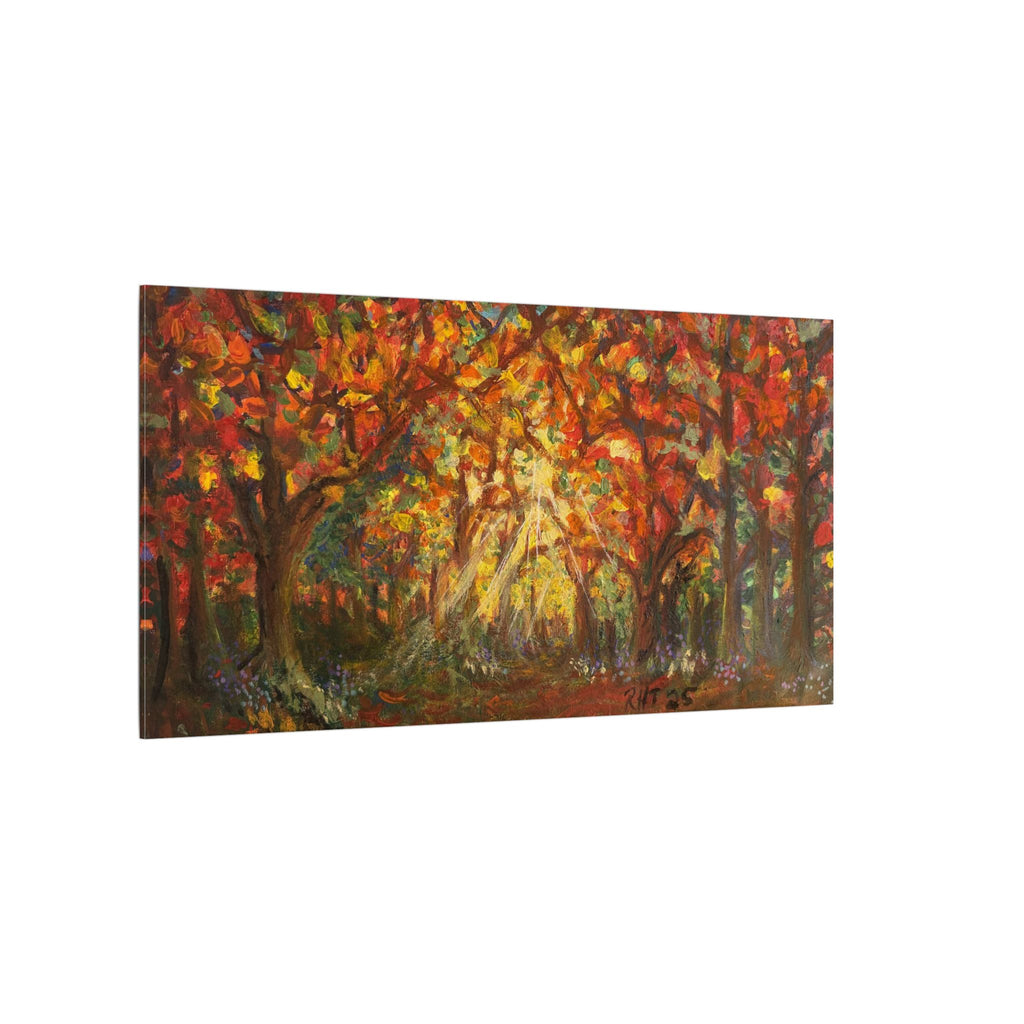 Autumn Grove Light Matte Canvas Wall Art Print of Original — Stretched Fall Landscape