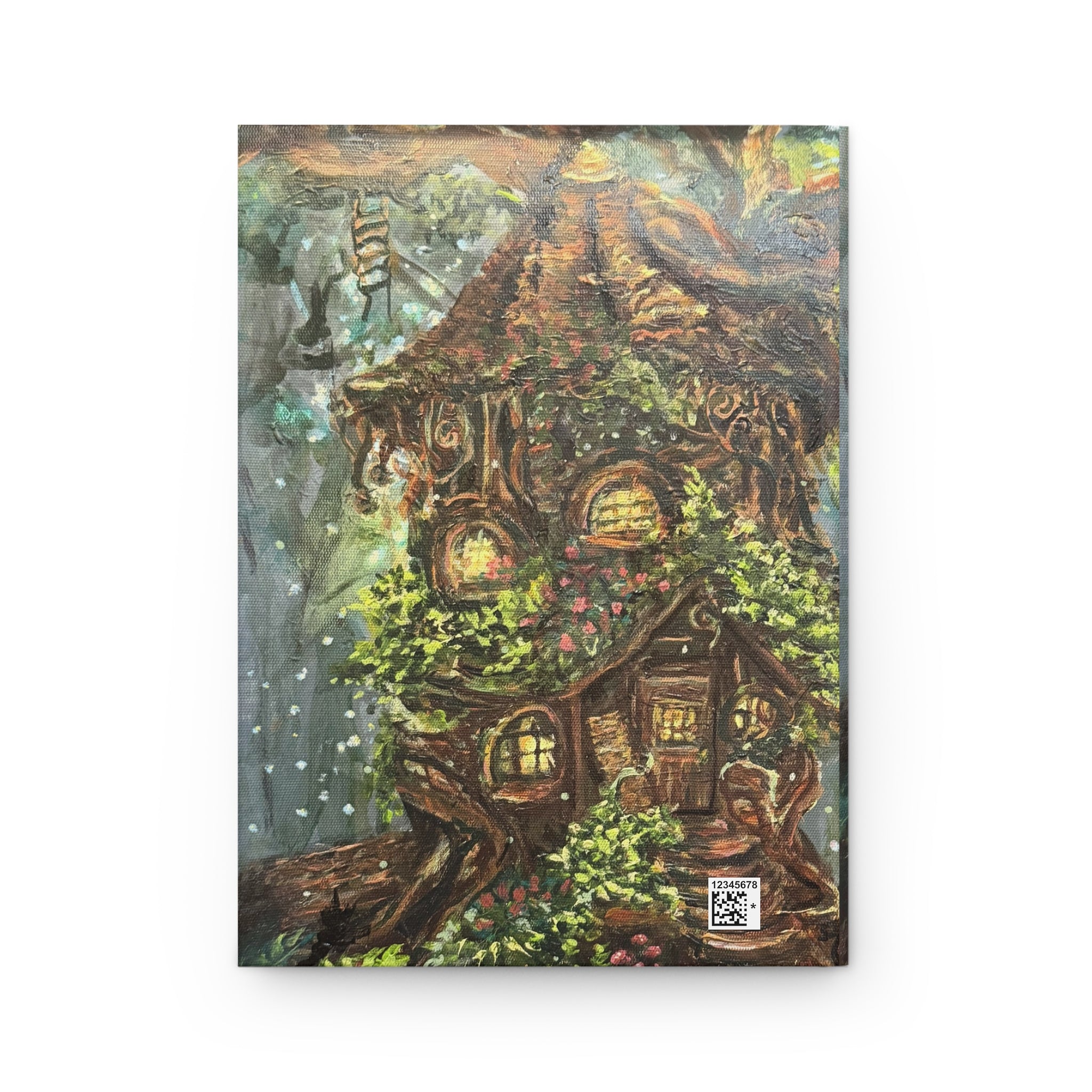 Enchanted Treehouse Hardcover Journal — Fairy Tale Nature Notebook