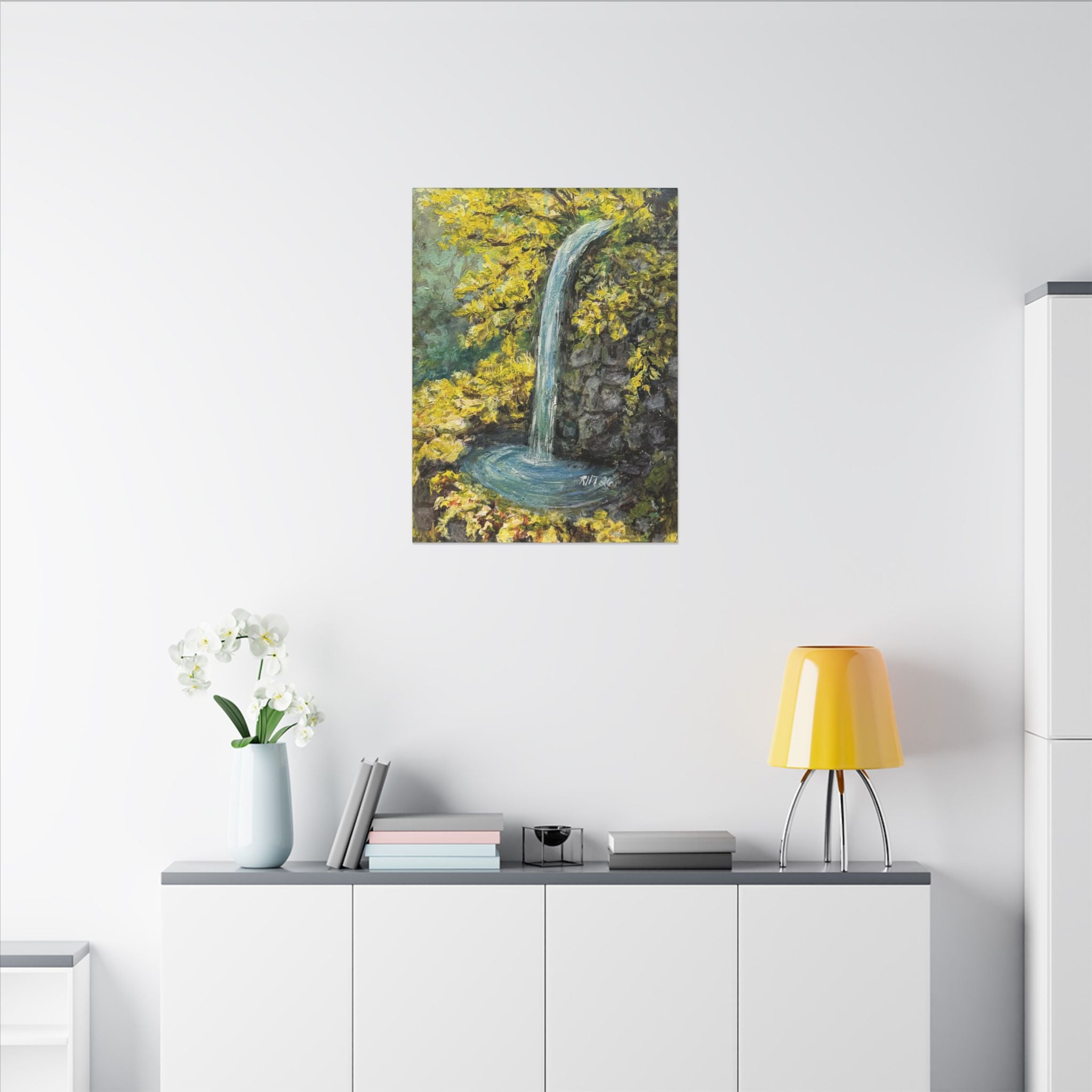 Hope Springs Canvas Print of Original — Tranquil Forest Wall Art (Matte Stretched)
