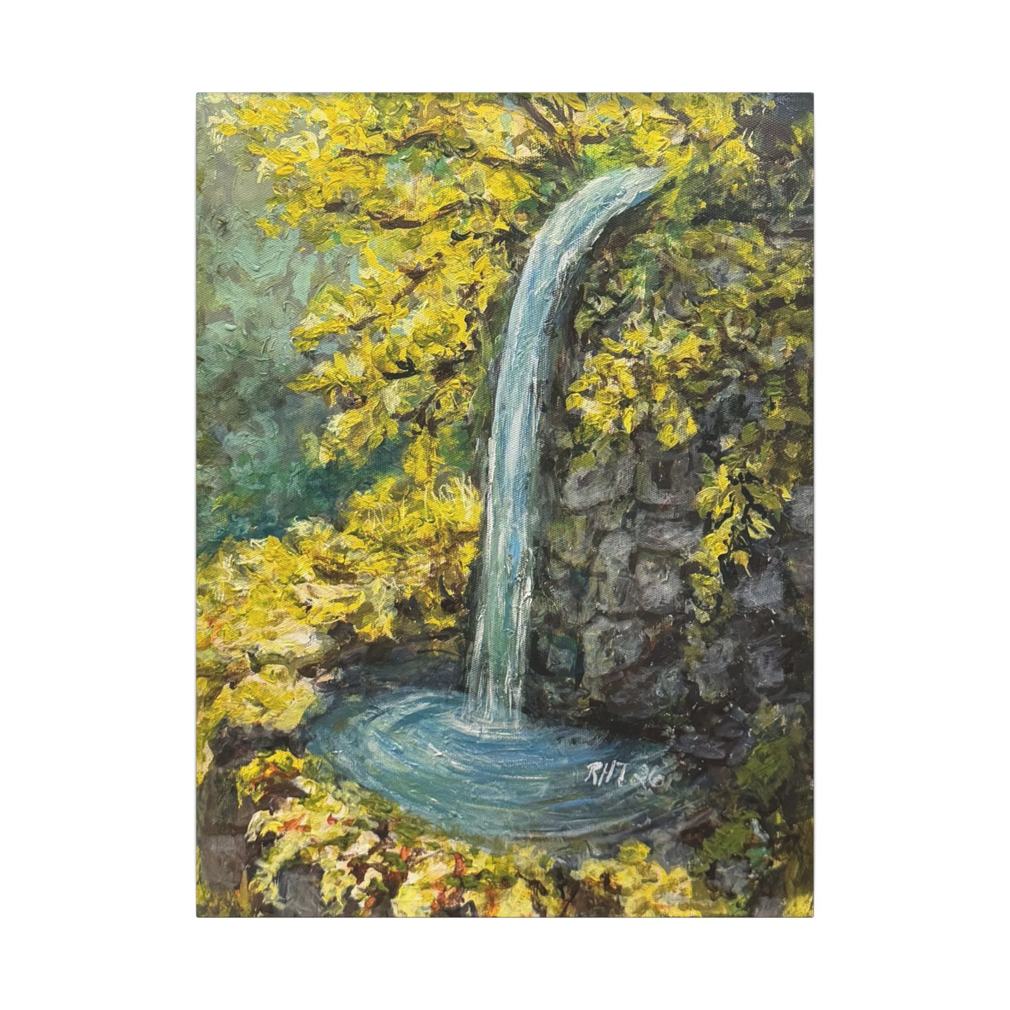 Hope Springs Canvas Print of Original — Tranquil Forest Wall Art (Matte Stretched)