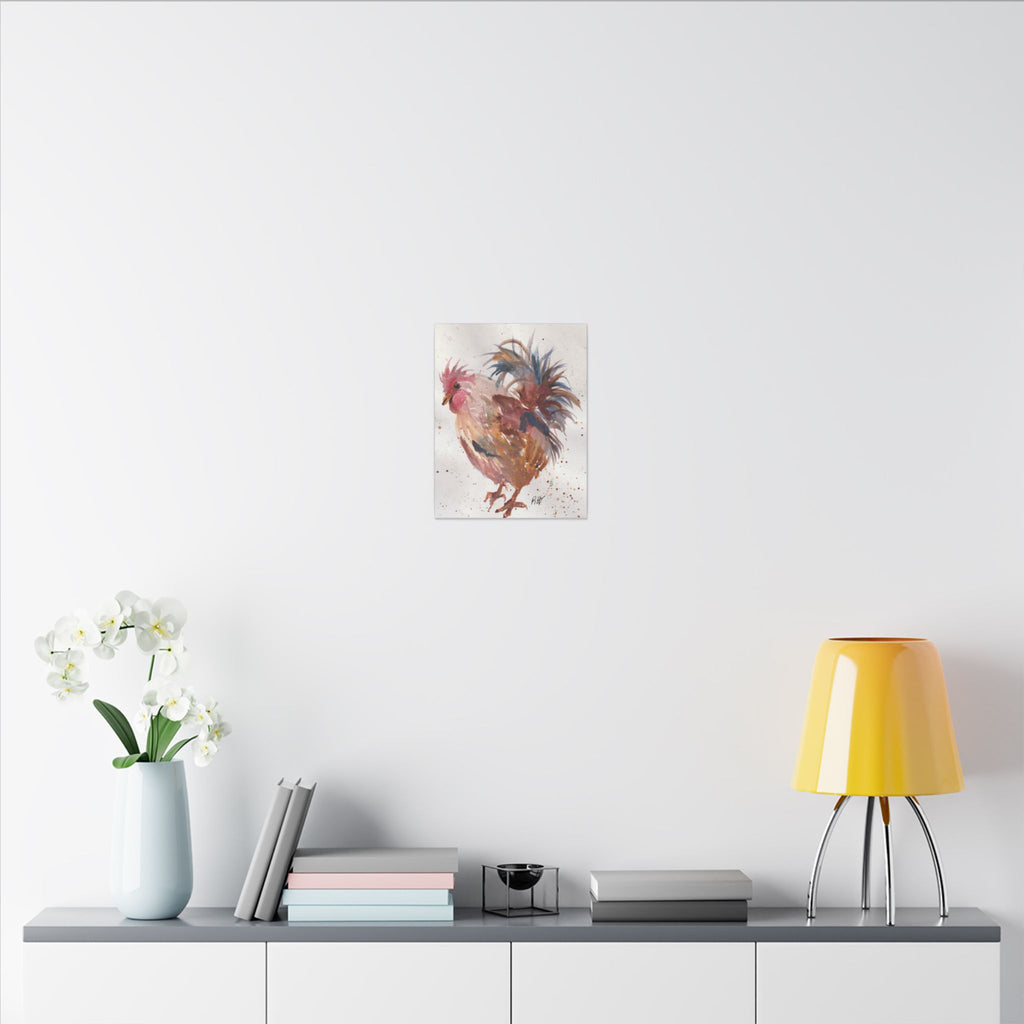 Watercolor Canvas Print of Original Henrietta— Matte Stretched Wall Art