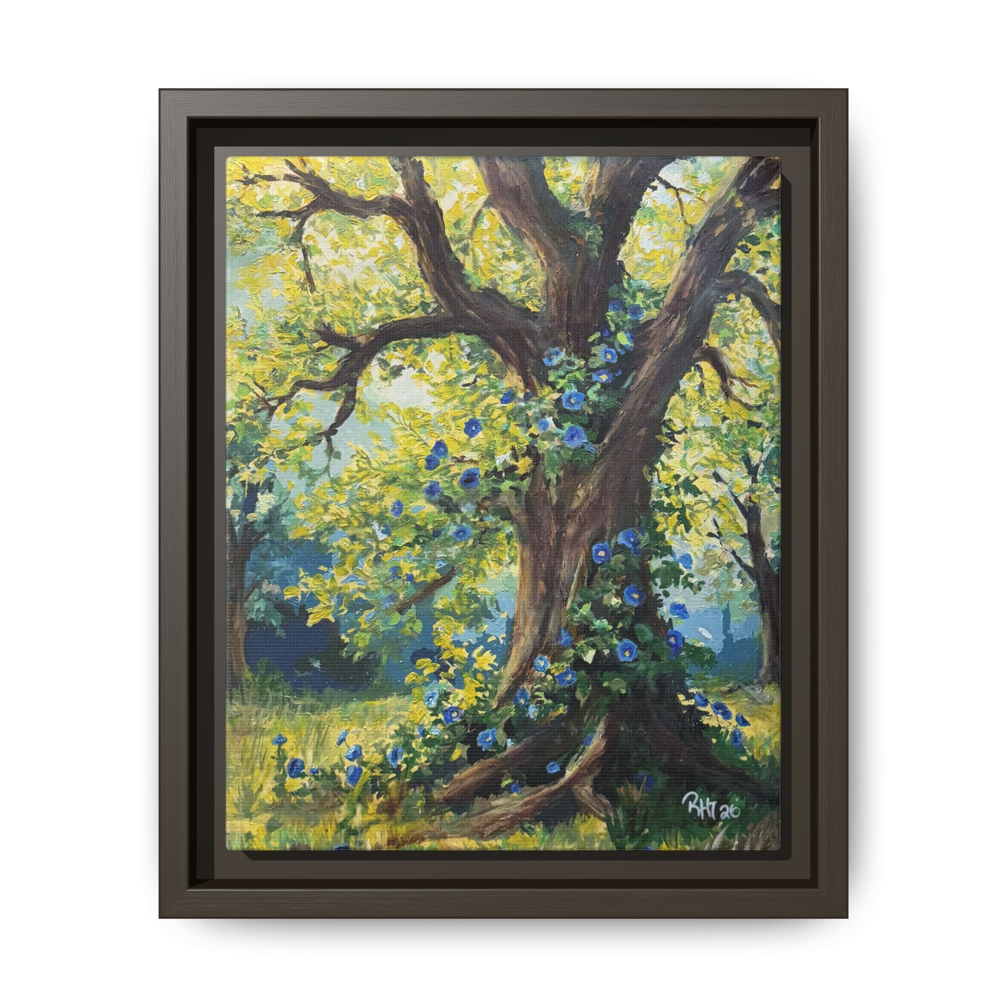 Framed Matte Canvas Print — Climbing Tree - Print of Original