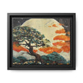 Framed Matte Canvas Print of Original — Lunar Glow Landscape Wall Art