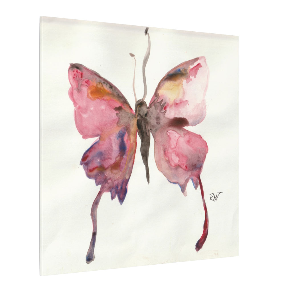 Watercolor Float Like a Butterfly Canvas Print of Original — Matte Stretched Wall Art