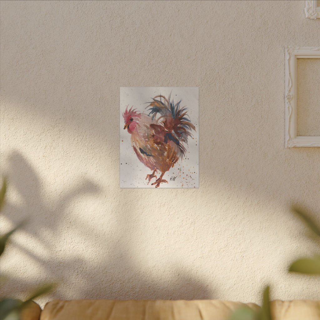 Watercolor Canvas Print of Original Henrietta— Matte Stretched Wall Art