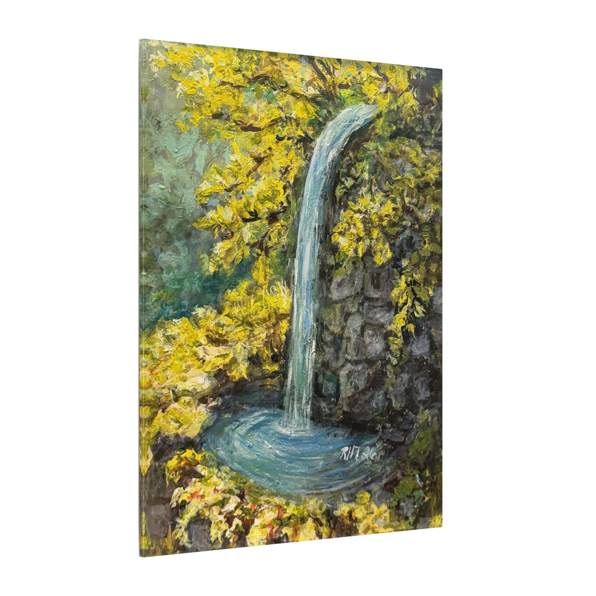Hope Springs Canvas Print of Original — Tranquil Forest Wall Art (Matte Stretched)