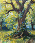 Climbing Tree – 16" x 20" Original Acrylic Painting