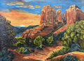 Desert Path – Original Acrylic Landscape Painting (16" x 20")