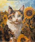 Dixie Cat – Original Acrylic Painting (16" x 20")