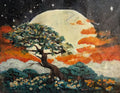 Lunar Glow – Original Acrylic Painting (16" x 20")