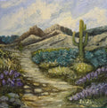Sagebrush Scene – Original Acrylic Landscape Painting (10" x 10")
