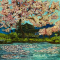 Serene Spring – Original Acrylic Landscape Painting (10" x 10")