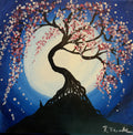 Tree Glow – Original Acrylic Painting (12" x 12")