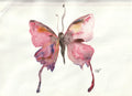 Float Like a Butterfly – Original Watercolor Painting (9" x 12")